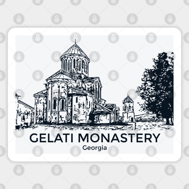 Gelati Monastery - Georgia Magnet by Lakeric